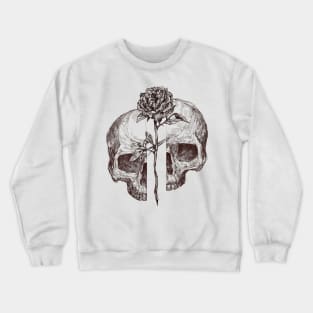 Flower Skull Crewneck Sweatshirt